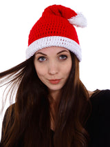 Women/Men's Crochet Beanie Hat w/Beard Wind Guard
