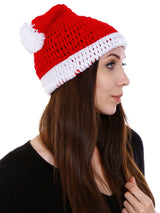 Women/Men's Crochet Beanie Hat w/Beard Wind Guard