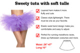 Simplicity Women's Classic 5 Layered Tulle Tutu Skirt