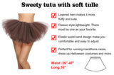 Simplicity Women's Classic 5 Layered Tulle Tutu Skirt