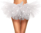Women's Classic 5 Layered LED Light Up Neon Tulle Tutu Skirt