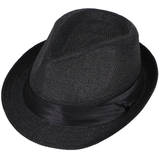 Men/Women Summer Short Brim Straw Fedora