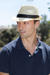 Men/Women Summer Short Brim Straw Fedora