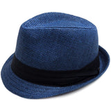 Men/Women Summer Short Brim Straw Fedora