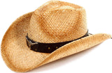 Men / Women's Summer Woven Straw Cowboy Hat