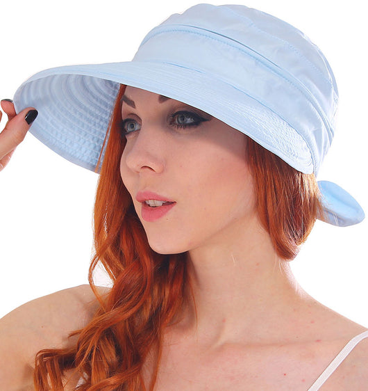 Women Cotton UV Sun Protection 2 in 1 Removable Visor Hat – Simplicity