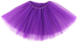 Womens Adult Elastic Tulle Runners Tutu Skirt