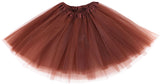 Womens Adult Elastic Tulle Runners Tutu Skirt