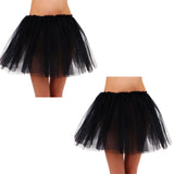 Womens Adult Elastic Tulle Runners Tutu Skirt