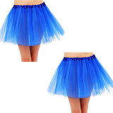 Womens Adult Elastic Tulle Runners Tutu Skirt