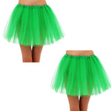 Womens Adult Elastic Tulle Runners Tutu Skirt