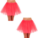 Womens Adult Elastic Tulle Runners Tutu Skirt