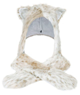 Ladies' Winter 3-in-1 Multi-Functional Animal Hat, Scarf, Mitten Combo