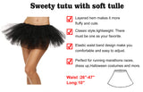 Simplicity Women's Classic 5 Layered Tulle Tutu Skirt