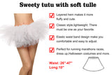 Simplicity Women's Classic 5 Layered Tulle Tutu Skirt