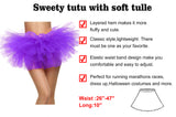Simplicity Women's Classic 5 Layered Tulle Tutu Skirt