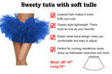 Simplicity Women's Classic 5 Layered Tulle Tutu Skirt