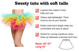 Simplicity Women's Classic 5 Layered Tulle Tutu Skirt