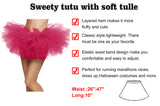 Simplicity Women's Classic 5 Layered Tulle Tutu Skirt