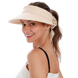 Women Wide Brim Sun Visor Hat