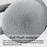 Kid's Soft Plush Foldable Ear Warmers Winter Ear Muffs