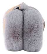 Women's Fur Fleece Winter Earmuffs Ear Warmers Fleece Bow