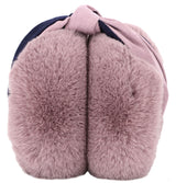 Women's Fur Fleece Winter Earmuffs Ear Warmers Fleece Bow