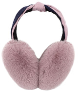 Women's Fur Fleece Winter Earmuffs Ear Warmers Fleece Bow