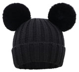 Kids Knit Beanie Hat Pom Pom Toddler Winter Hat