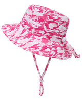 Baby UPF 50+ Adjustable Drawstring Wide Brim Bucket Sun Hat