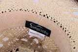 Kid's Costume Party Cowboy Straw Hat with Decorated Headband