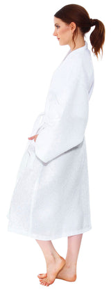 White Waffle Spa Robe Unisex Cotton Robe